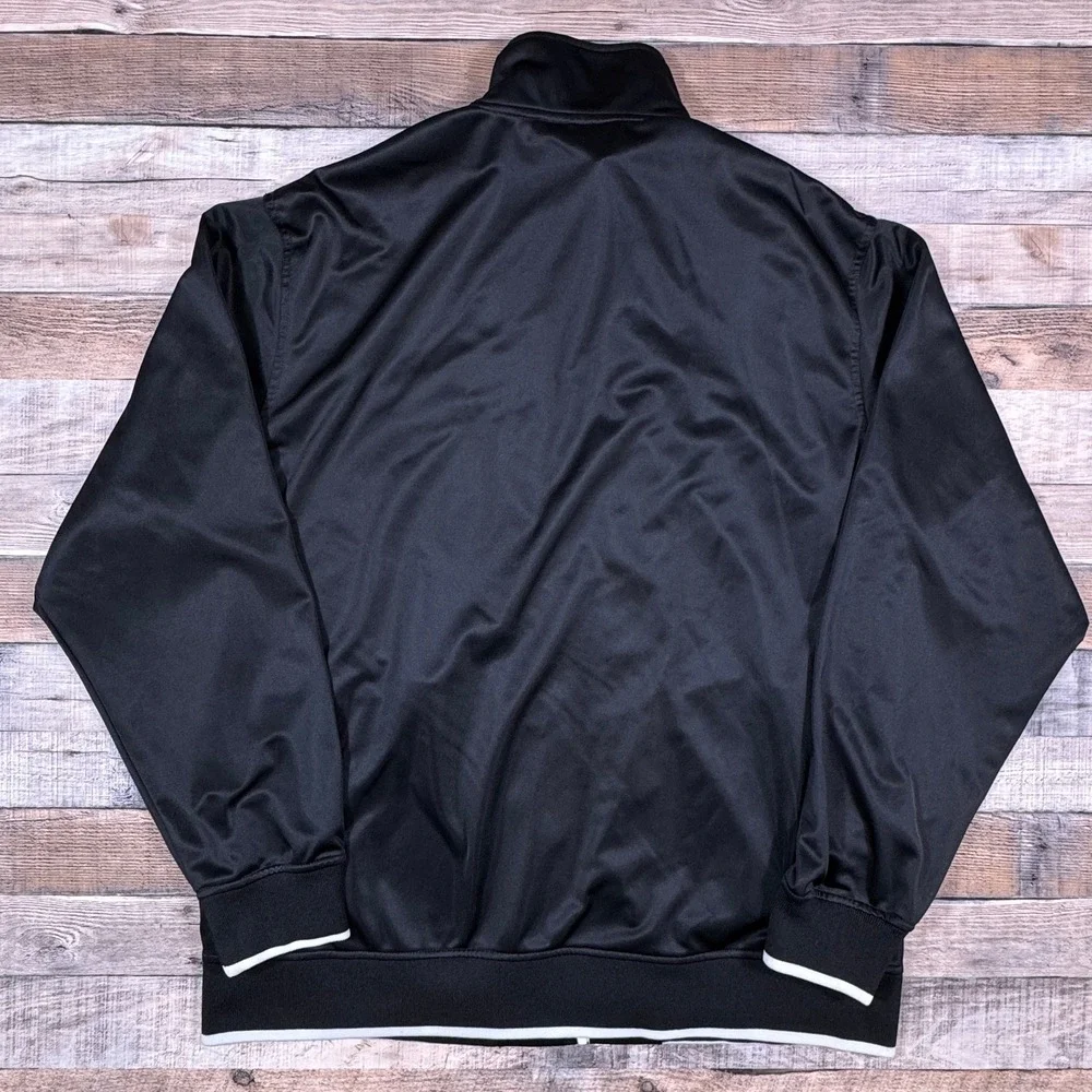 Rocawear Mens Track Jacket Black Full Zip‎ Streetwear Embroidered Logo 2XL